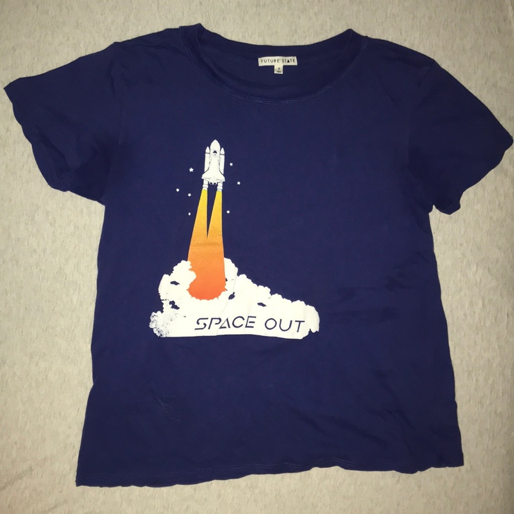 Graphic Space Out Tee